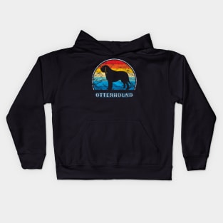 Otterhound Vintage Design Dog Kids Hoodie